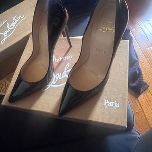 Christian Louboutin Glossy Black Heels